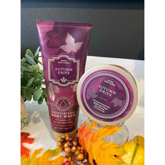 Bath & Body Works “Autumn Drive” NEW 2-Pc Full Size Set - Picture 1 of 11